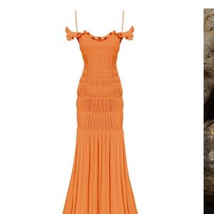 NWT Harlow Dress in Papaya by 
Georgia Hardinge - A UK size 12 is a US size 8